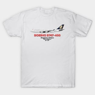 Boeing B747-400 - Singapore Airlines "Star Alliance" T-Shirt